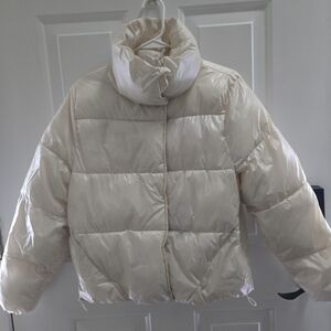 a new day Cream Puffer Jacket